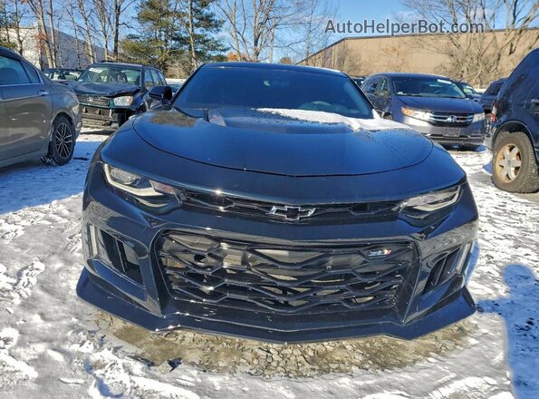 1G1FK1R65N0107501 2022 CHEVROLET CAMARO Black Widok z przodu