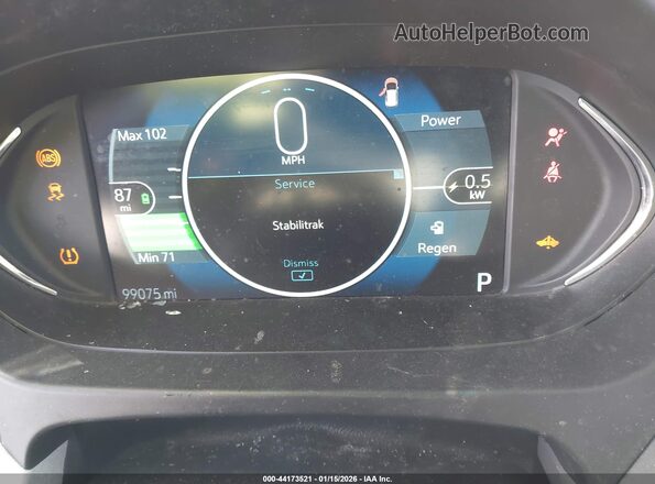 1G1FY6S00M4111237 2021 CHEVROLET BOLT Gray Rear seats view