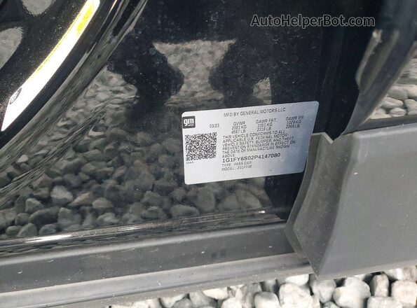 1G1FY6S02P4147080 2023 CHEVROLET BOLT Black Вид підкапотного простору