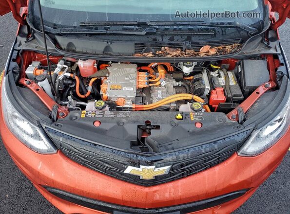 1G1FZ6S02L4147989 2020 CHEVROLET BOLT Red Widok wnętrza z tyłu