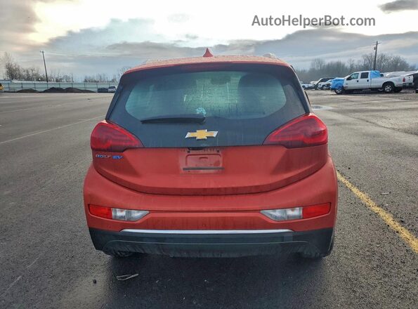 1G1FZ6S02L4147989 2020 CHEVROLET BOLT Red Widok z tyłu