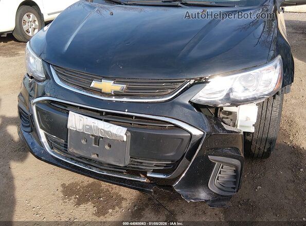 1G1JB5SG7J4122797 2018 CHEVROLET SONIC Black Вид спереду