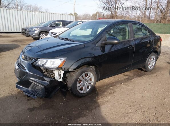 1G1JB5SG7J4122797 2018 CHEVROLET SONIC Black Передня ліва чверть