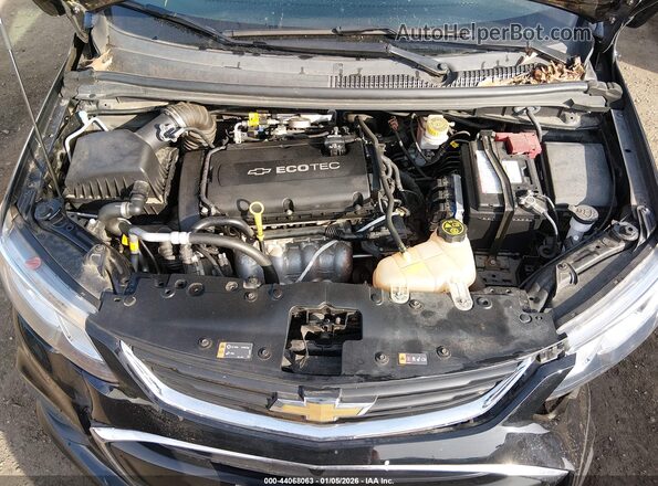 1G1JB5SG7J4122797 2018 CHEVROLET SONIC Black Вид ззаду