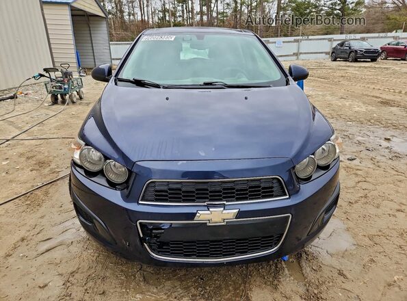 1G1JC6SH2G4133954 2016 CHEVROLET SONIC Blue წინა ხედი