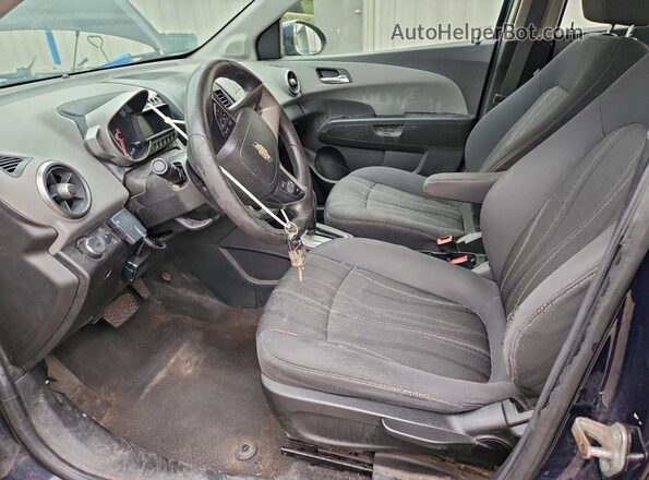 1G1JC6SH2G4133954 2016 CHEVROLET SONIC Blue წინა სალონის ხედი