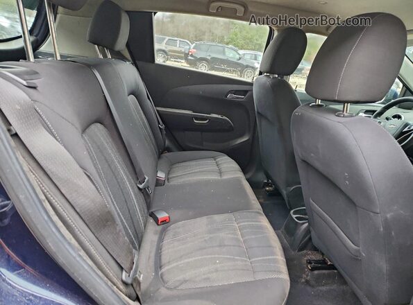 1G1JC6SH2G4133954 2016 CHEVROLET SONIC Blue უკანა სავარძლების ხედი