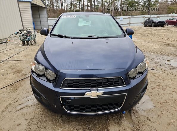 1G1JC6SH2G4133954 2016 CHEVROLET SONIC Blue VIN კოდის სტიკერის ხედი