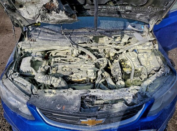 1G1JD5SB8L4100678 2020 CHEVROLET SONIC Blue უკანა სალონის ხედი