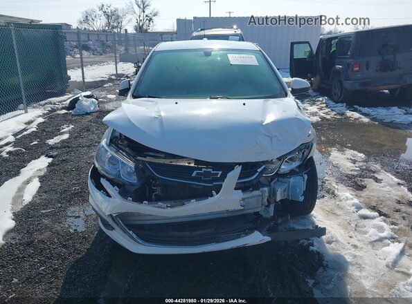 1G1JD5SHXJ4129097 2018 CHEVROLET SONIC White Vista del salpicadero