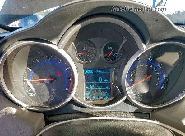 1G1PC5SH3G7187198 2016 CHEVROLET CRUZE Charcoal Вид щитка приладів