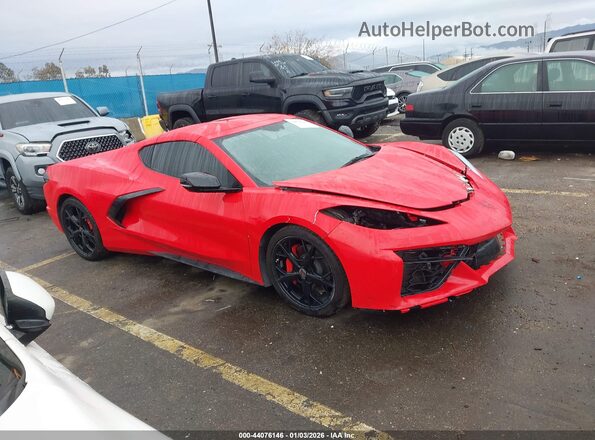 1G1Y72D49L5109791 2020 CHEVROLET CORVETTE Red Rear interior view