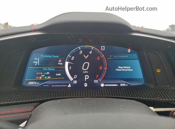1G1Y73D47L5118513 2020 CHEVROLET CORVETTE Gray 