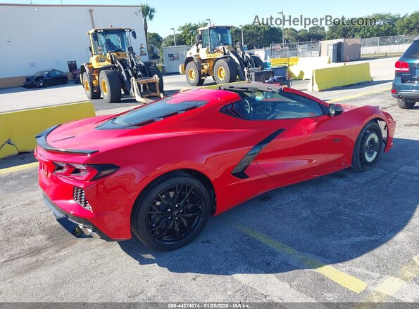 1G1YA2D46P5107701 2023 CHEVROLET CORVETTE Red Задня права чверть