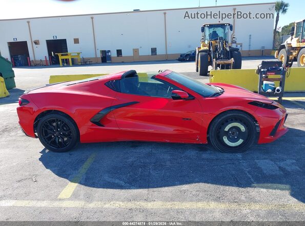 1G1YA2D46P5107701 2023 CHEVROLET CORVETTE Red Вид задньої частини салону