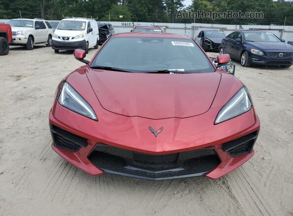 1G1YA2D48R5130660 2024 CHEVROLET CORVETTE Burgundy წინა ხედი