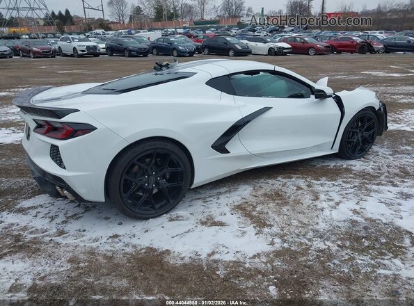 1G1YA2D49M5117778 2021 CHEVROLET CORVETTE White Задня права чверть
