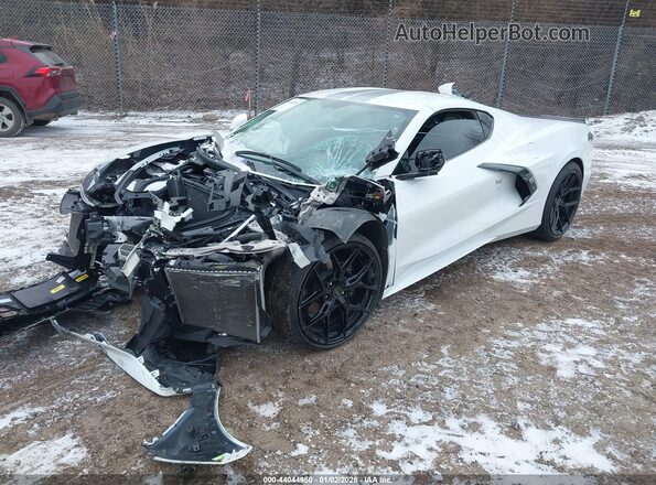 1G1YA2D49M5117778 2021 CHEVROLET CORVETTE White Передня ліва чверть