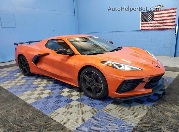 1G1YA3D4XS5106615 2025 CHEVROLET CORVETTE Orange Przód prawy
