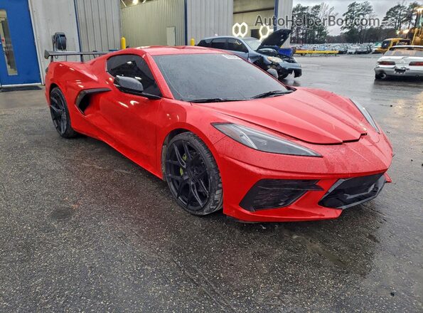 1G1YB2D40M5101059 2021 CHEVROLET CORVETTE Red Delantero derecho
