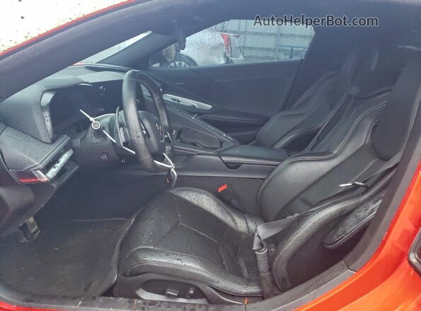 1G1YB2D40M5101059 2021 CHEVROLET CORVETTE Red Vista interior delantera