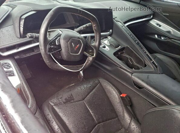1G1YB2D40M5101059 2021 CHEVROLET CORVETTE Red Vista del salpicadero