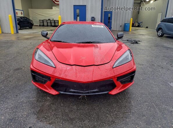 1G1YB2D40M5101059 2021 CHEVROLET CORVETTE Red Vista frontal