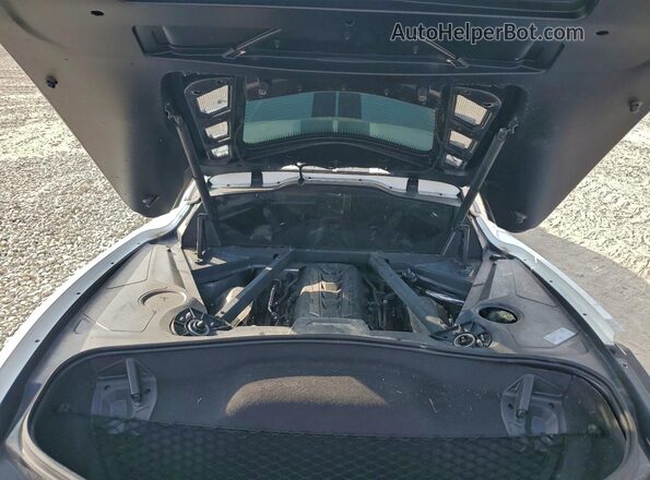 1G1YB2D40M5101580 2021 CHEVROLET CORVETTE White უკანა სალონის ხედი