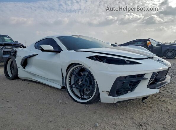 1G1YB2D40M5101580 2021 CHEVROLET CORVETTE White წინა მარჯვენა
