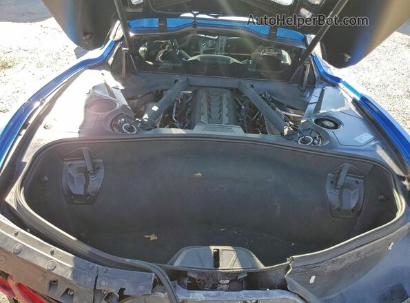 1G1YB2D44R5117613 2024 CHEVROLET CORVETTE Синий Вид задней части салона