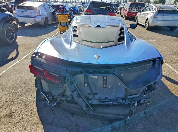 1G1YB2D44R5117613 2024 CHEVROLET CORVETTE Синий Вид сзади