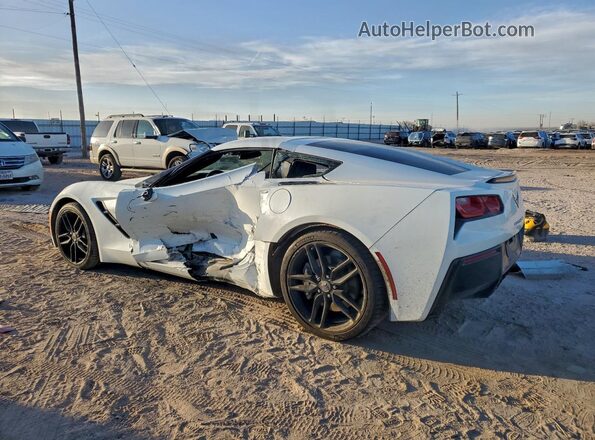 1G1YB2D78J5100361 2018 CHEVROLET CORVETTE White Tył lewy