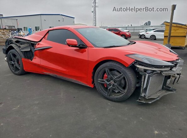 1G1YB3D45M5118364 2021 CHEVROLET CORVETTE Красный Передняя правая четверть