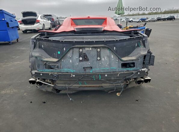 1G1YB3D45M5118364 2021 CHEVROLET CORVETTE Красный Вид сзади
