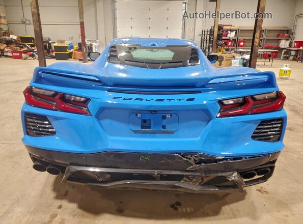1G1YC2D41R5105318 2024 CHEVROLET CORVETTE Blue Вид ззаду