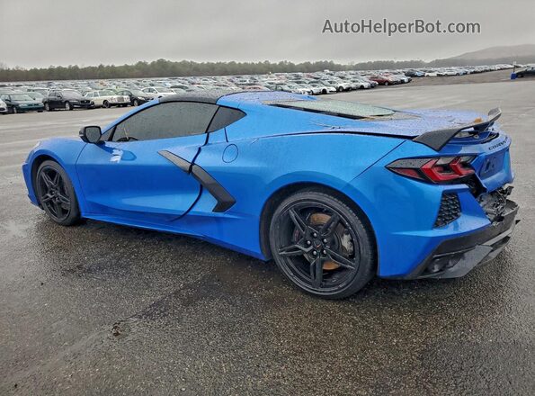 1G1YC2D48R5126196 2024 CHEVROLET CORVETTE Blue Rear left