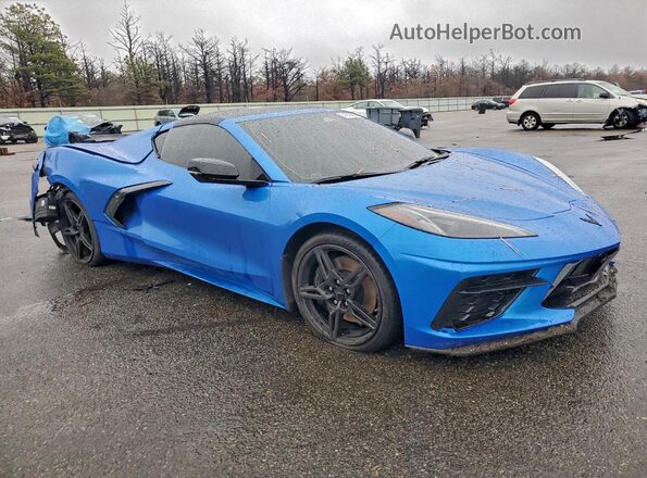 1G1YC2D48R5126196 2024 CHEVROLET CORVETTE Blue Front right