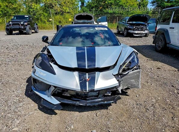1G1YC3D40M5124408 2021 CHEVROLET CORVETTE Silver Вид спереду