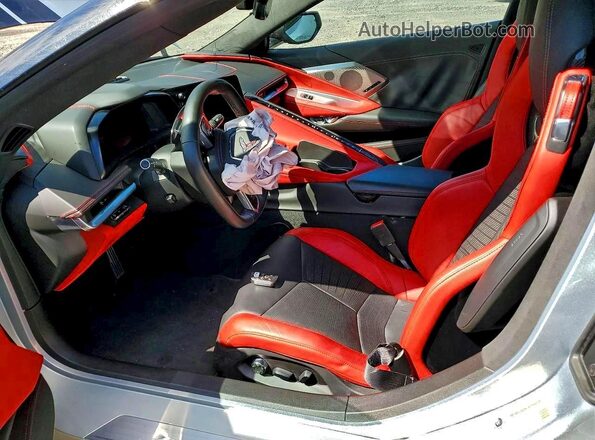 1G1YC3D40M5124408 2021 CHEVROLET CORVETTE Silver Вид салону спереду