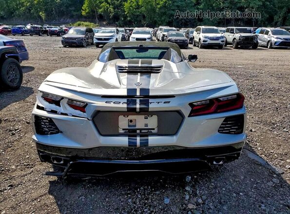 1G1YC3D40M5124408 2021 CHEVROLET CORVETTE Silver Вид ззаду
