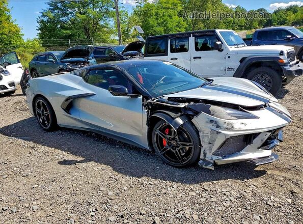 1G1YC3D40M5124408 2021 CHEVROLET CORVETTE Silver Передня права чверть