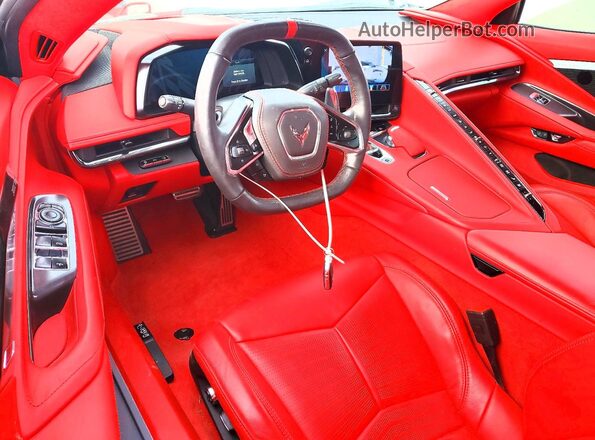 1G1YC3D40R5109785 2024 CHEVROLET CORVETTE Gray Вид панелі приладів