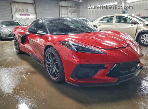 1G1YC3D42P5139741 2023 CHEVROLET CORVETTE Red Передня права чверть
