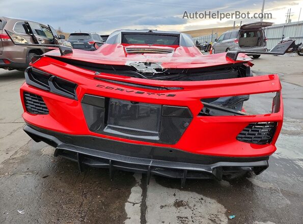 1G1YC3D48N5122746 2022 CHEVROLET CORVETTE Red Vista trasera