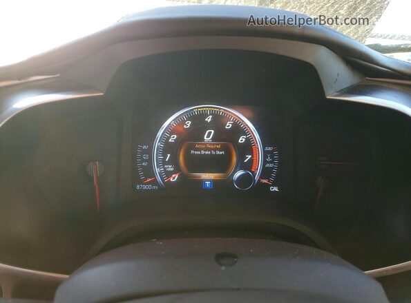 1G1YF3D79H5115701 2017 CHEVROLET CORVETTE Blue Սարքավորումների վահանակի տեսք