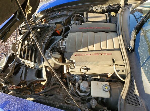 1G1YF3D79H5115701 2017 CHEVROLET CORVETTE Blue Սալոնի հետևի տեսք