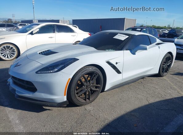 1G1YM2D72K5106510 2019 CHEVROLET CORVETTE Gray Առջևի ձախ երեք քառորդ տեսարան