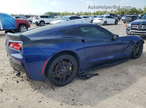 1G1YM2D76H5118488 2017 CHEVROLET CORVETTE Синий Задняя правая четверть