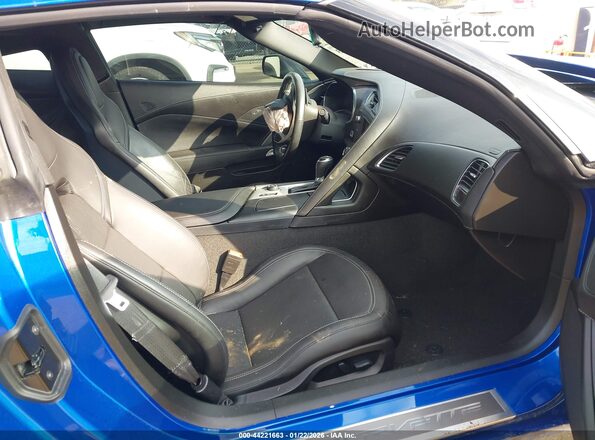 1G1YP2D62K5606598 2019 CHEVROLET CORVETTE Blue Vista interior delantera