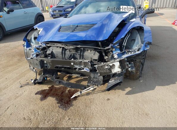 1G1YP2D62K5606598 2019 CHEVROLET CORVETTE Blue Vista frontal